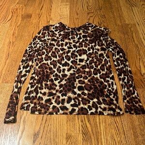 Generation Love Woman’s Leopard Print Top Size XS